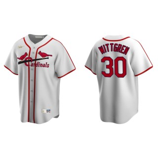 Men's Cardinals Nick Wittgren White Cooperstown Collection Home Jersey