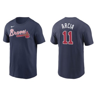 Men's Braves Orlando Arcia Navy Nike T-Shirt