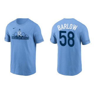 Men's Scott Barlow Royals Light Blue 2022 City Connect T-Shirt