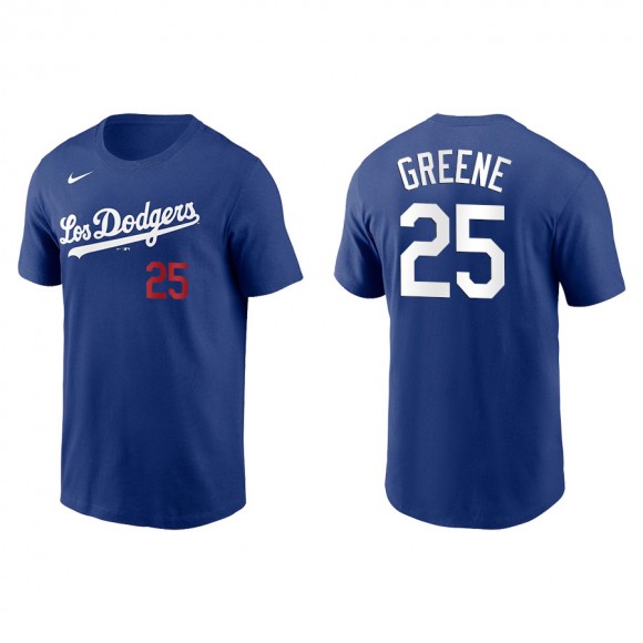 Men's Dodgers Shane Greene Royal 2021 City Connect T-Shirt