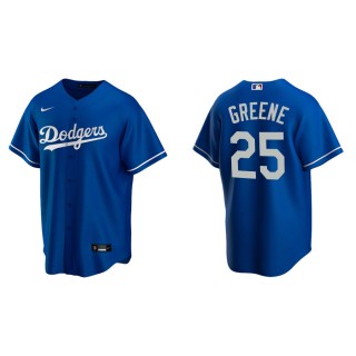 Men's Dodgers Shane Greene Royal Replica Alternate Jersey