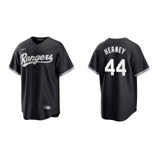 Andrew Heaney Black White Replica Official Jersey