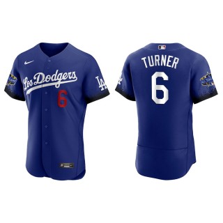 Men's Dodgers Trea Turner Royal 2022 MLB All-Star City Connect Jersey