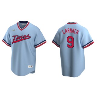 Men's Twins Trevor Larnach Light Blue Cooperstown Collection Road Jersey