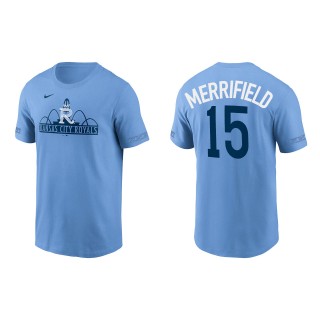 Men's Whit Merrifield Royals Light Blue 2022 City Connect T-Shirt