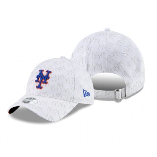 New York Mets White Coded 9TWENTY Adjustable Hat