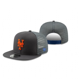 New York Mets Graphite Mesh Fresh 9FIFTY Adjustable Hat