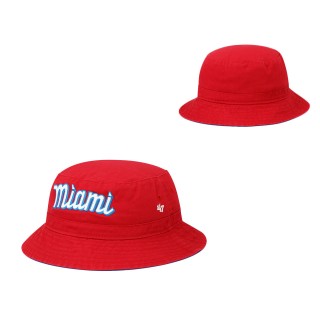 Miami Marlins Red 2022 City Connect Bucket Hat