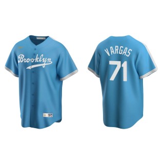 Men's Los Angeles Dodgers Miguel Vargas Light Blue Cooperstown Collection Alternate Jersey
