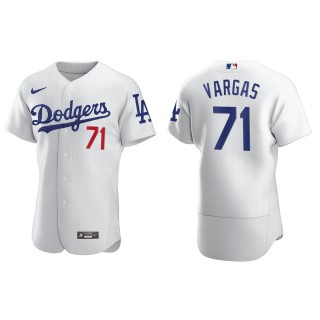 Men's Los Angeles Dodgers Miguel Vargas White Authentic Home Jersey