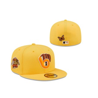 Milwaukee Brewers Butterflies 2022 59FIFTY Fitted Hat