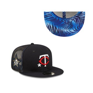 Men's Minnesota Twins Navy 2022 MLB All-Star Game Workout 9FIFTY Snapback Adjustable Hat
