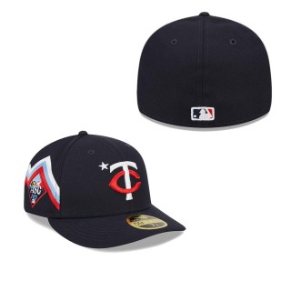 Minnesota Twins Navy MLB All-Star Game Workout Low Profile Fitted Hat