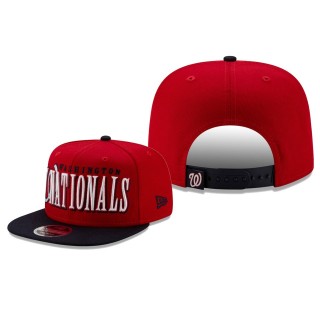 Washington Nationals Red Jumbo 9FIFTY Snapback Hat