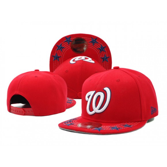 Male Washington Nationals New Era Red Adjustable Performance Hat