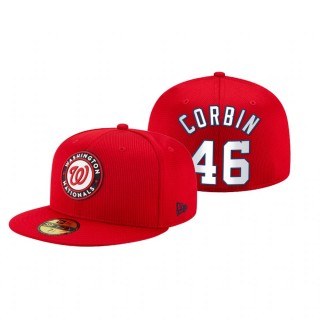 Nationals Patrick Corbin Red 2021 Clubhouse Hat