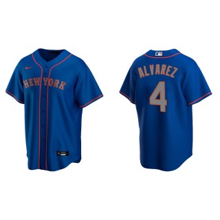New York Mets Francisco Alvarez Royal Replica Alternate Jersey