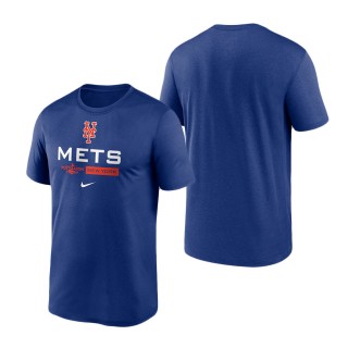 Men's New York Mets Royal 2022 Postseason Authentic Collection Dugout T-Shirt