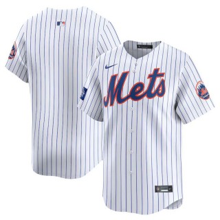 New York Mets White 2024 MLB World Tour London Series Home Limited Jersey