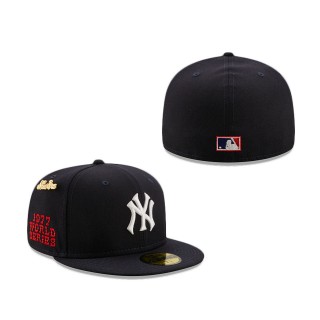 New York Yankees 1977 Logo History Fitted Hat