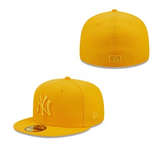Men's New York Yankees Gold Tonal 59FIFTY Fitted Hat
