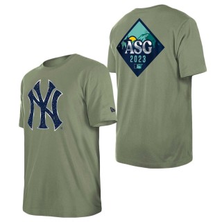 New York Yankees Green 2023 All-Star Game Evergreen T-Shirt