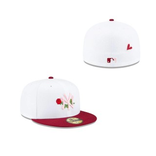 Just Caps Rose Flower New York Yankees 59FIFTY Fitted Hat