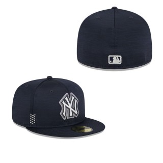 New York Yankees Navy 2024 Clubhouse 59FIFTY Fitted Hat