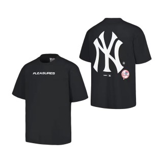 New York Yankees PLEASURES Black Ballpark T-Shirt