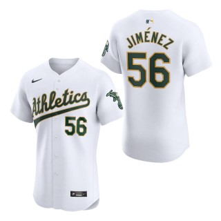 Oakland Athletics Dany Jimenez White Home Elite Player Jersey