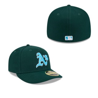 Oakland Athletics Green 2024 Father's Day Low Profile 59FIFTY Fitted Hat