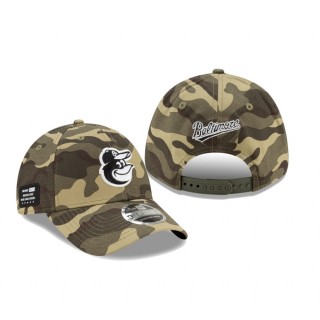 Baltimore Orioles Camo 2021 Armed Forces Day 9FORTY Hat
