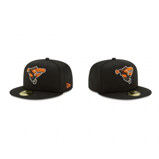 Orioles Clubhouse Black 59FIFTY Fitted Hat