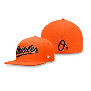 Baltimore Orioles Orange Team Core Fitted Hat