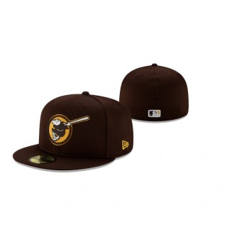 Padres Brown 2021 Clubhouse 59FIFTY Fitted Hat