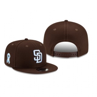 San Diego Padres Brown 2021 Father's Day 9FIFTY Adjustable Hat
