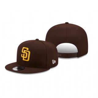 San Diego Padres Brown Banner Patch 9FIFTY Snapback Hat