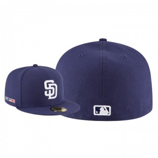 Men's San Diego Padres Navy MLB 150th Anniversary Patch 59FIFTY Fitted Hat