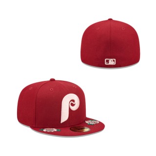 Philadelphia Phillies Double Roses 59FIFTY Fitted Hat