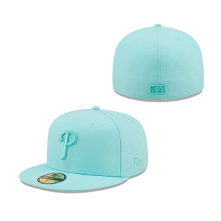 Philadelphia Phillies Icon Color Pack 59FIFTY Fitted Hat Turquoise