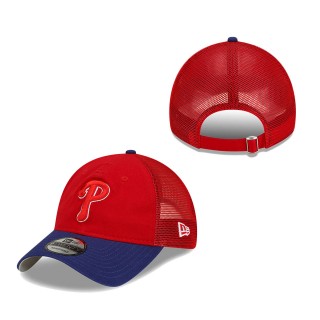 Philadelphia Phillies 2022 Batting Practice 9TWENTY Adjustable Hat Red Royal