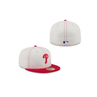 Philadelphia Phillies Sandy Linen 59FIFTY Fitted Hat