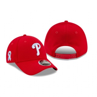 Philadelphia Phillies Red 2021 Father's Day 9FORTY Adjustable Hat