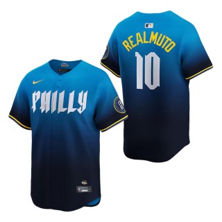 Philadelphia Phillies J.T. Realmuto Blue 2024 City Connect Limited Player Jersey