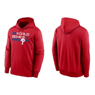 Philadelphia Phillies Red 2022 World Series Authentic Collection Dugout Pullover Hoodie