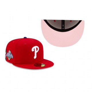 Phillies Red State Flower 59FIFTY Fitted Hat