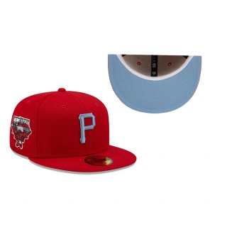 Pittsburgh Pirates Scarlet 2006 MLB All-Star Game Blue Undervisor 59FIFTY Hat