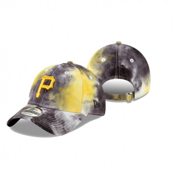 Pittsburgh Pirates Black Gold Color Disturbance 9TWENTY Adjustable Hat