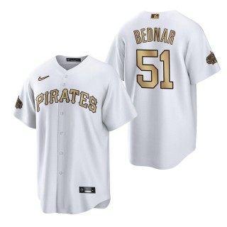 Men's David Bednar Pittsburgh Pirates National League White 2022 MLB All-Star Game Replica Jersey