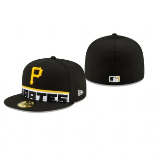 Pirates Black Dual Spirit 59FIFTY Fitted Hat